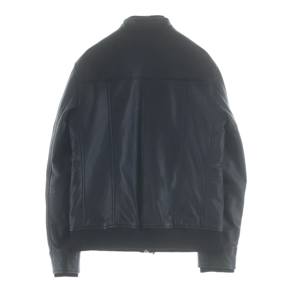 AKM(エーケーエム) Contemporary Jacket コンテンポラリー スタンドカラー シープレザー ジャケット ブラック ASO-921