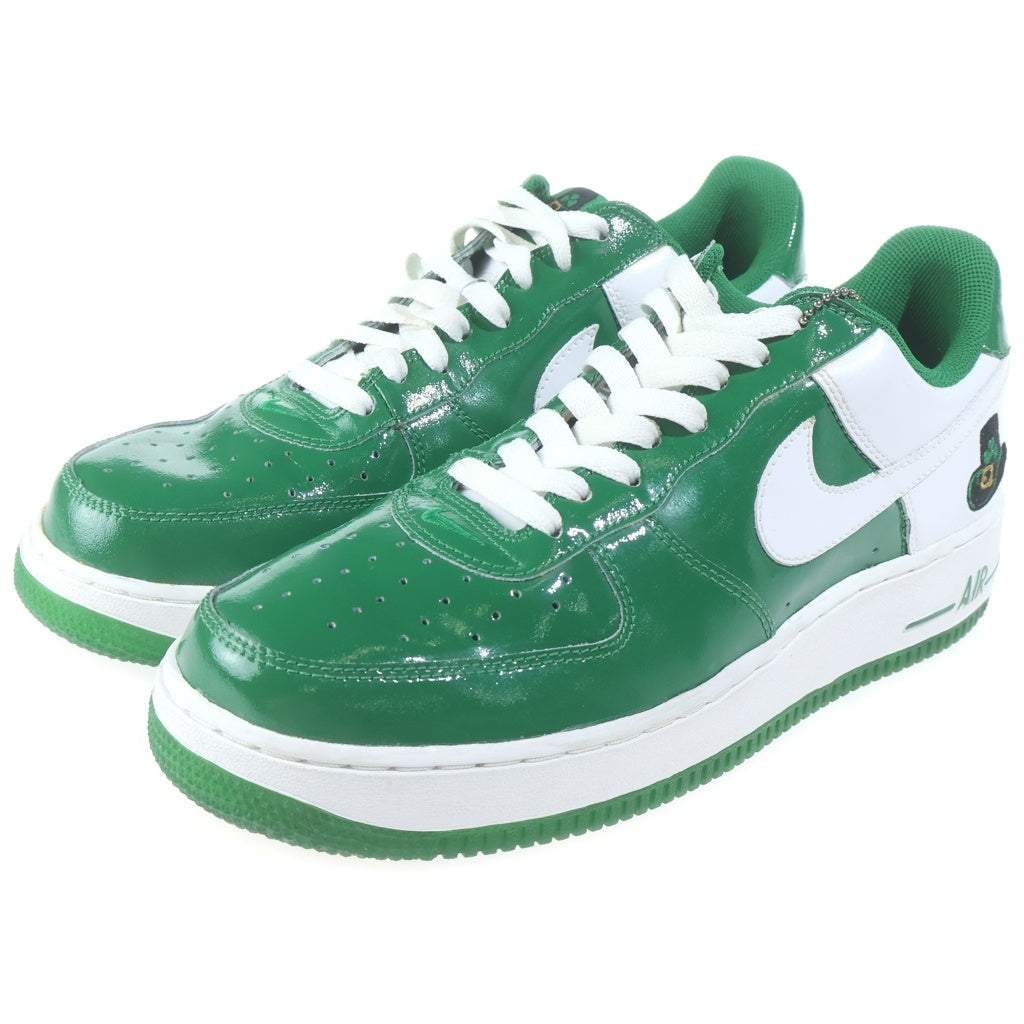 NIKE(ナイキ) 【観賞用2006年】AIR FORCE1 ST PATRICKS DAY 312945-311 エアフォース1パトリックス デイ ローカットスニーカー ホワイト/グリーン US9.5/27.5cm