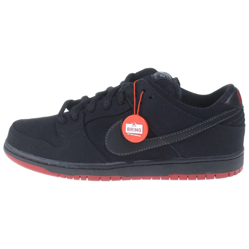 NIKE SB(ナイキエスビー) ×Levi's DUNK LOW BLACK DENIM 573901-001 リーバイス ダンク ブラック デニム ローカットスニーカー US10/28cm