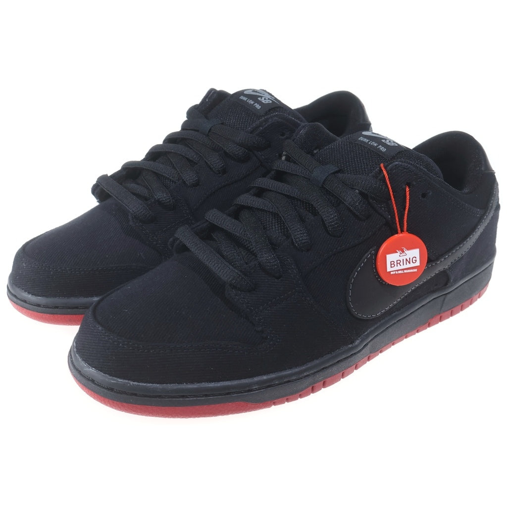 NIKE SB(ナイキエスビー) ×Levi's DUNK LOW BLACK DENIM 573901-001 リーバイス ダンク ブラック デニム ローカットスニーカー US10/28cm