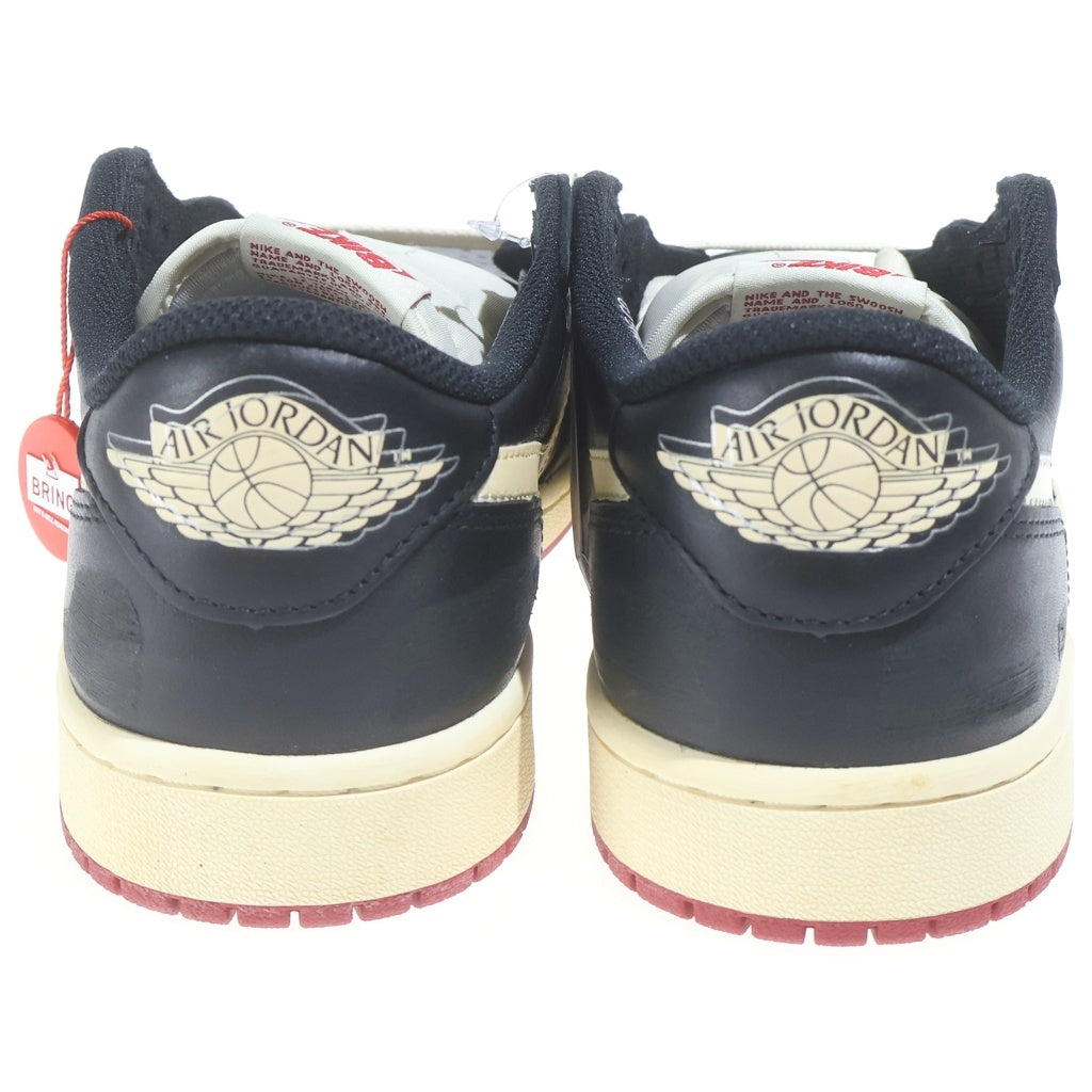NIKE(ナイキ) ×Nigel Sylvester AIR JORDAN1 RETRO LOW OG IB8958-001 ナイジェルシルベスター エアジョーダン1 レトロ ベター ウィズ タイム ローカットスニーカー
