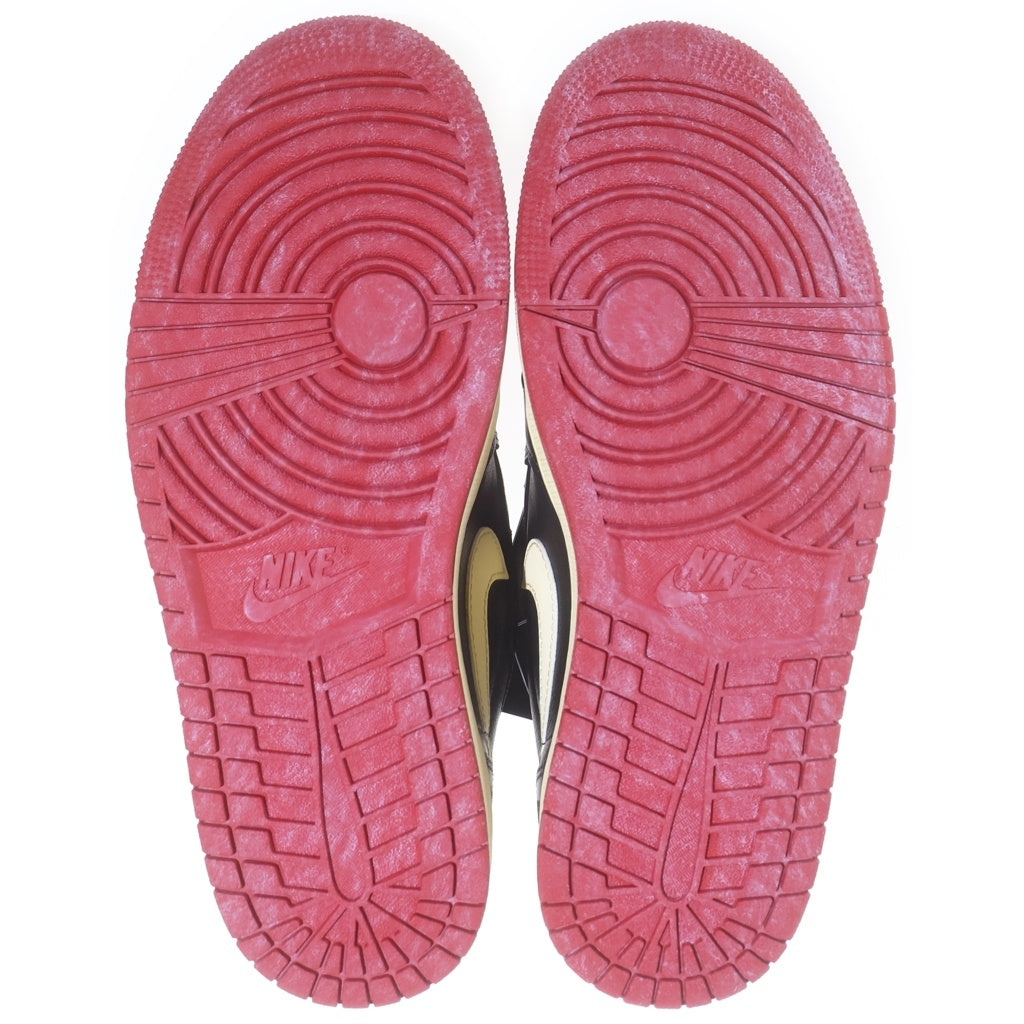 NIKE(ナイキ) ×Nigel Sylvester AIR JORDAN1 RETRO LOW OG IB8958-001 ナイジェルシルベスター エアジョーダン1 レトロ ベター ウィズ タイム ローカットスニーカー