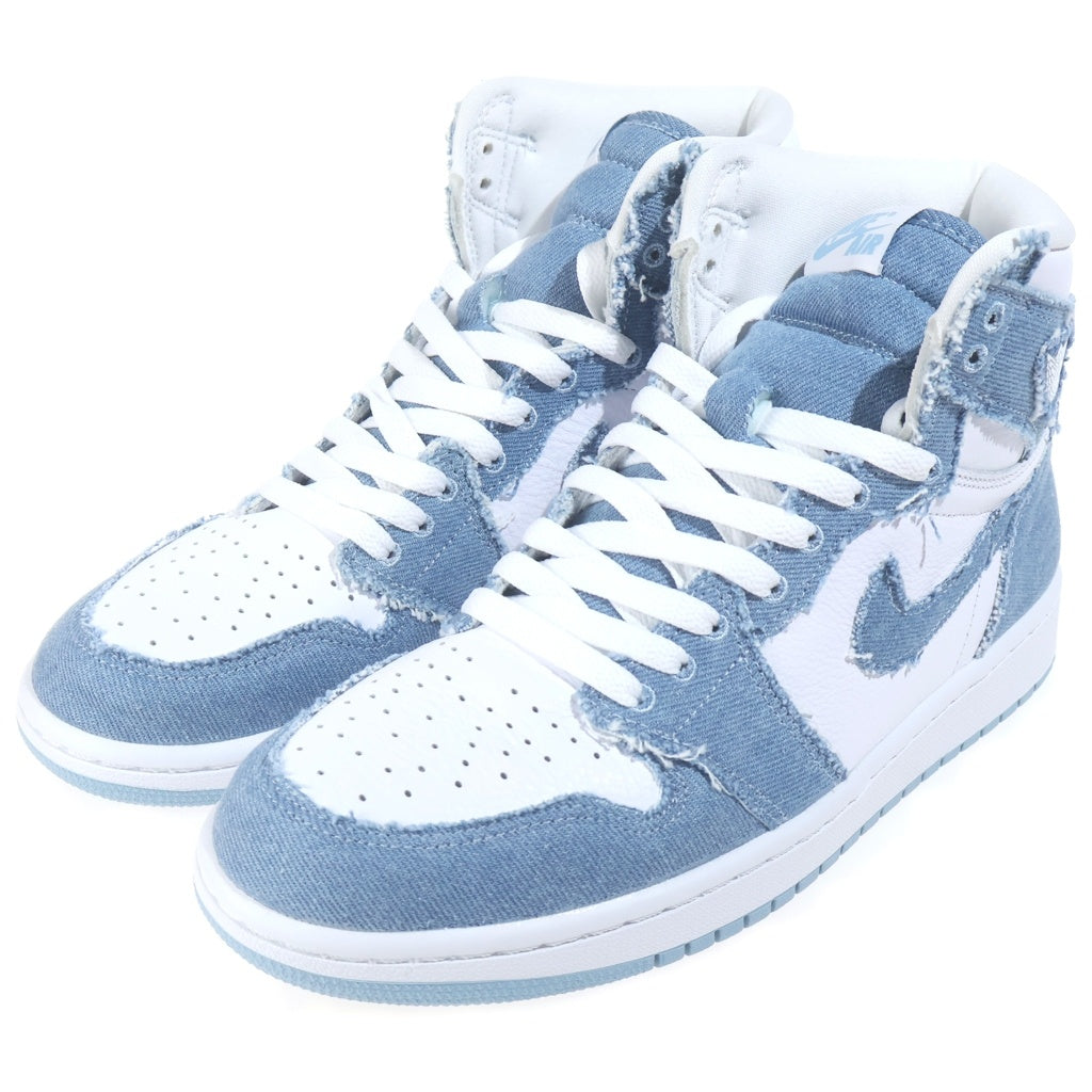 NIKE(ナイキ) WMNS AIR JORDAN1 HIGH OG DENIM DM9036-104 エアジョーダン1 デニム ウィメンズ ハイカットスニーカー インディゴ/ホワイト US10/27cm