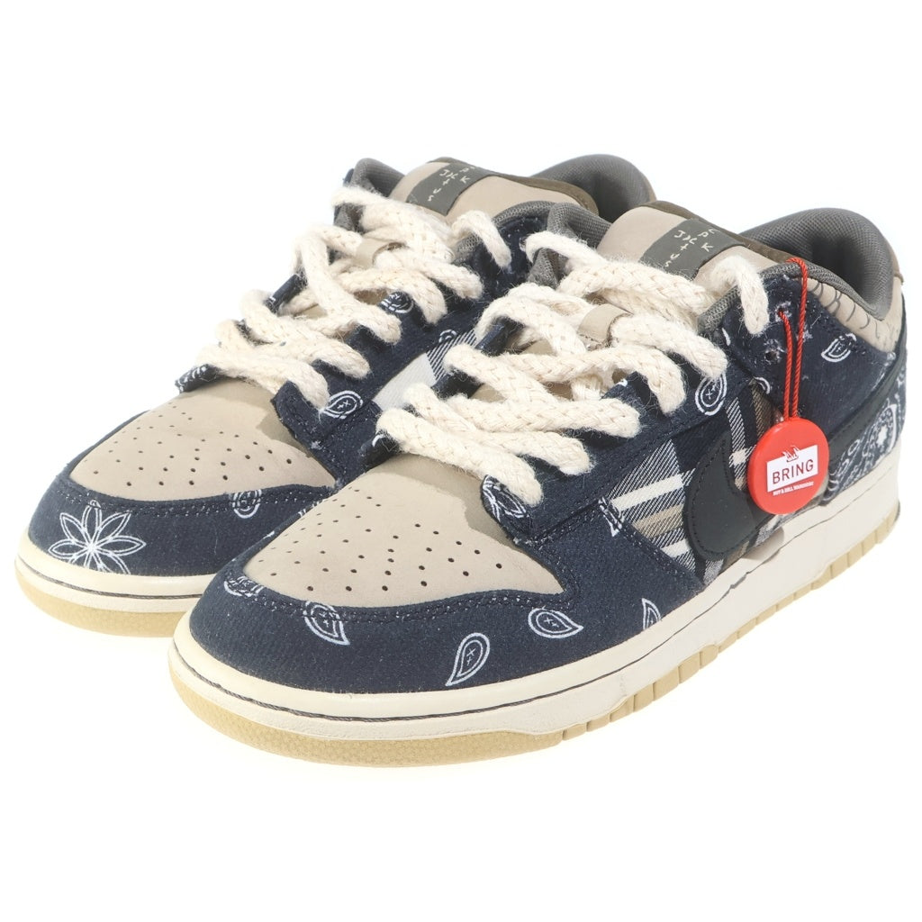 NIKE SB(ナイキエスビー) ×Travis Scott DUNK LOW トラヴィススコット ダンク ローカットスニーカー ブラック/ベージュ US9/27cm CT5053-001