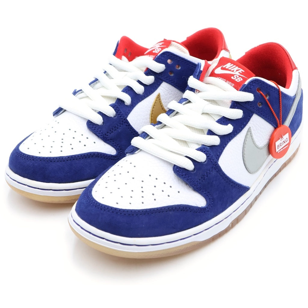 NIKE SB(ナイキエスビー) ×Ishod Wair DUNK LOW BMW DEEP ROYAL BLUE 839685-416 イショッド ウエアー ダンク ディープ ロイヤル ブルー ローカットスニーカー ブルー/ホワイト US9/27cm