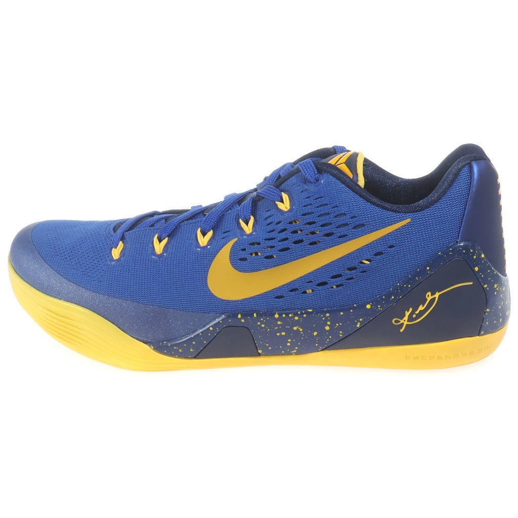 NIKE(ナイキ) 【観賞用 2014年製】 KOBE 9 EM GYM BLUE UNIVERSITY GOLD コービー9 ジム ブルー ユニバーシティ ゴールド ローカットスニーカー ブルー/イエロー US9.5/27.5cm 646701-474