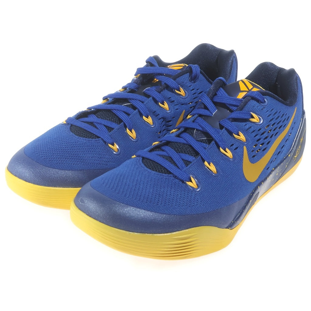 NIKE(ナイキ) 【観賞用 2014年製】 KOBE 9 EM GYM BLUE UNIVERSITY GOLD コービー9 ジム ブルー ユニバーシティ ゴールド ローカットスニーカー ブルー/イエロー US9.5/27.5cm 646701-474