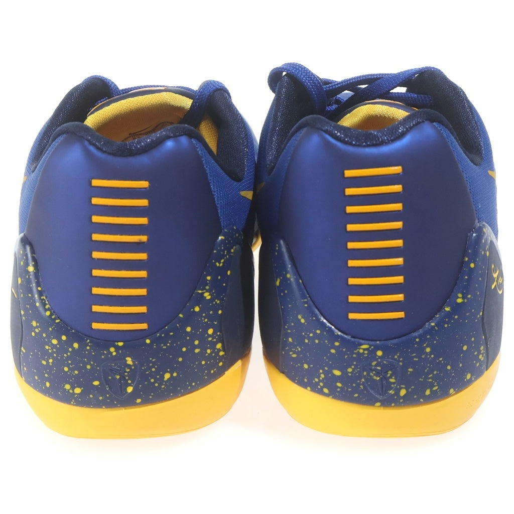 NIKE(ナイキ) 【観賞用 2014年製】 KOBE 9 EM GYM BLUE UNIVERSITY GOLD コービー9 ジム ブルー ユニバーシティ ゴールド ローカットスニーカー ブルー/イエロー US9.5/27.5cm 646701-474
