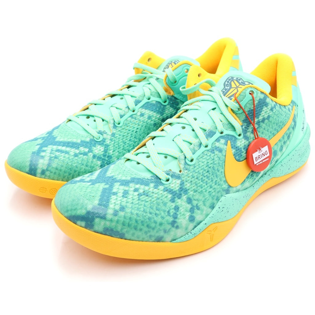 NIKE(ナイキ) KOBE8 SYSTEM 555035-304 コービー 8 システム ローカットスニーカー グリーン/オレンジ US9.5/27.5cm