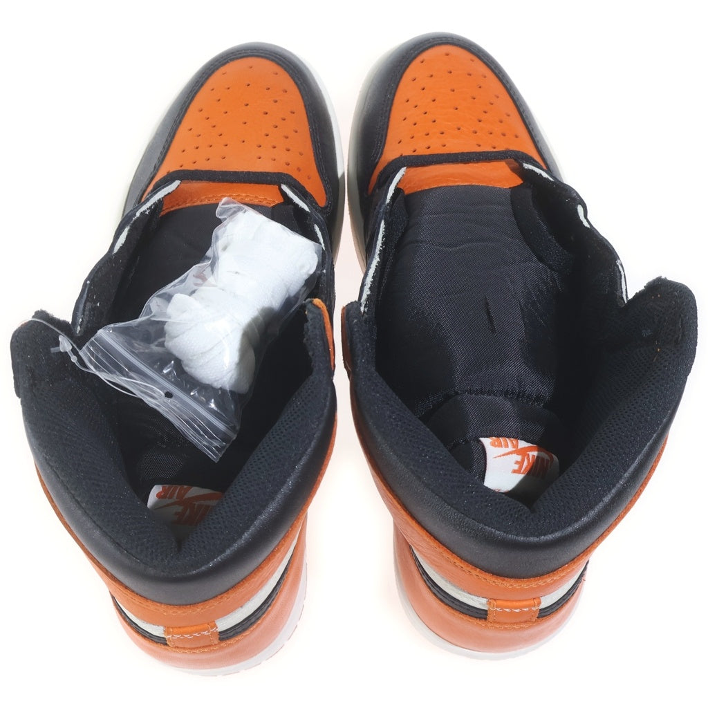 NIKE(ナイキ) 【観賞用 2015年】 AIR JORDAN 1 RETRO HIGH OG SHATTERD BACKBOARD エアジョーダン1 レトロ シャッタードバックボード ハイカットスニーカー US9/27cm 555088-005