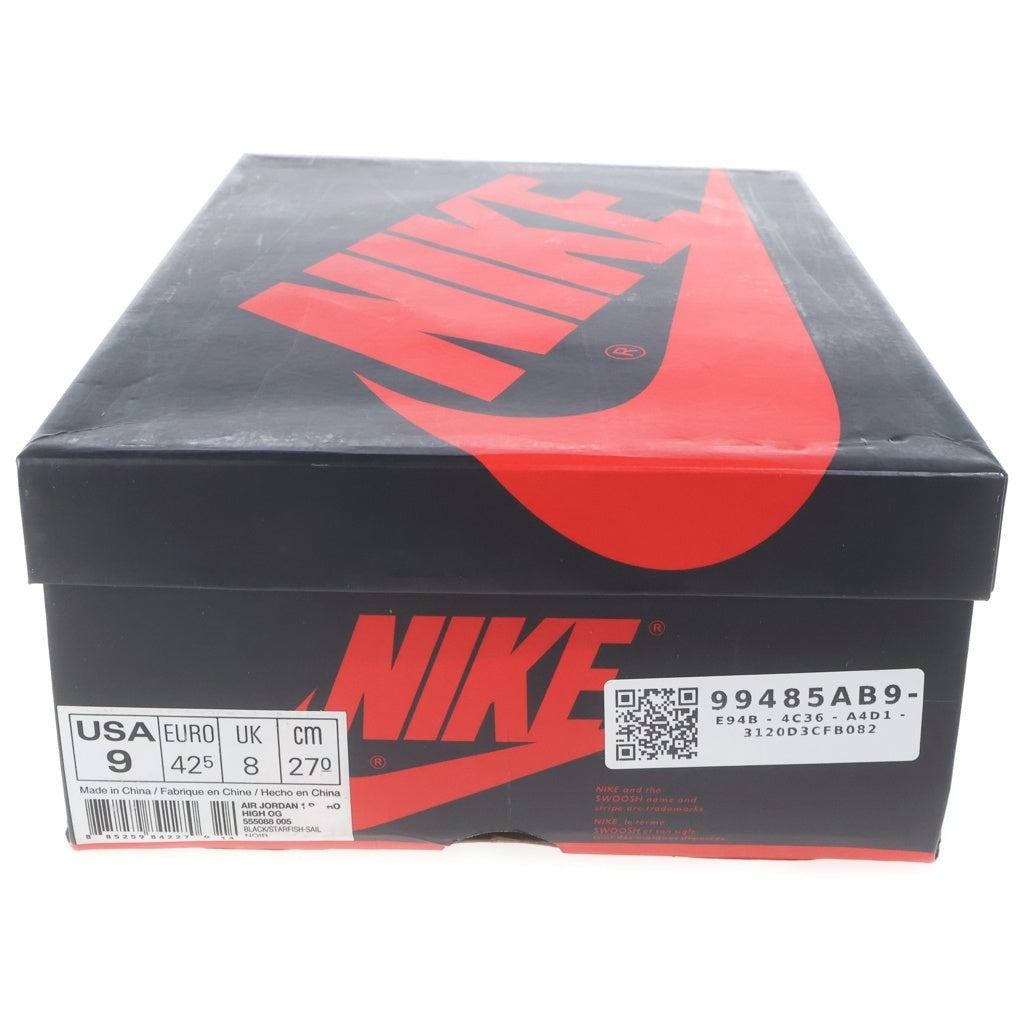 NIKE(ナイキ) 【観賞用 2015年】 AIR JORDAN 1 RETRO HIGH OG SHATTERD BACKBOARD エアジョーダン1 レトロ シャッタードバックボード ハイカットスニーカー US9/27cm 555088-005