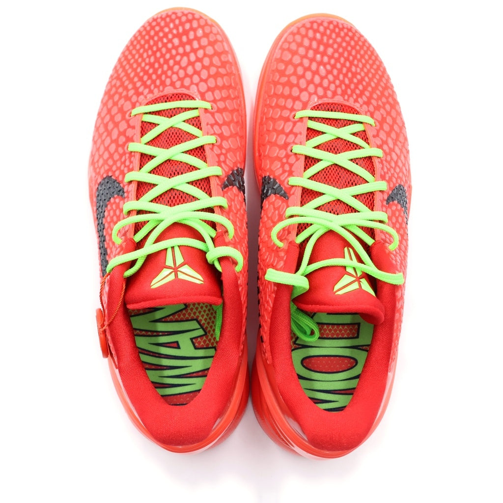 NIKE(ナイキ) KOBE 6 PROTRO REVERSE GRINCH FV4921-600 コービー6 プロトロ リバース グリンチ ローカットスニーカー レッド US9.5/27.5cm