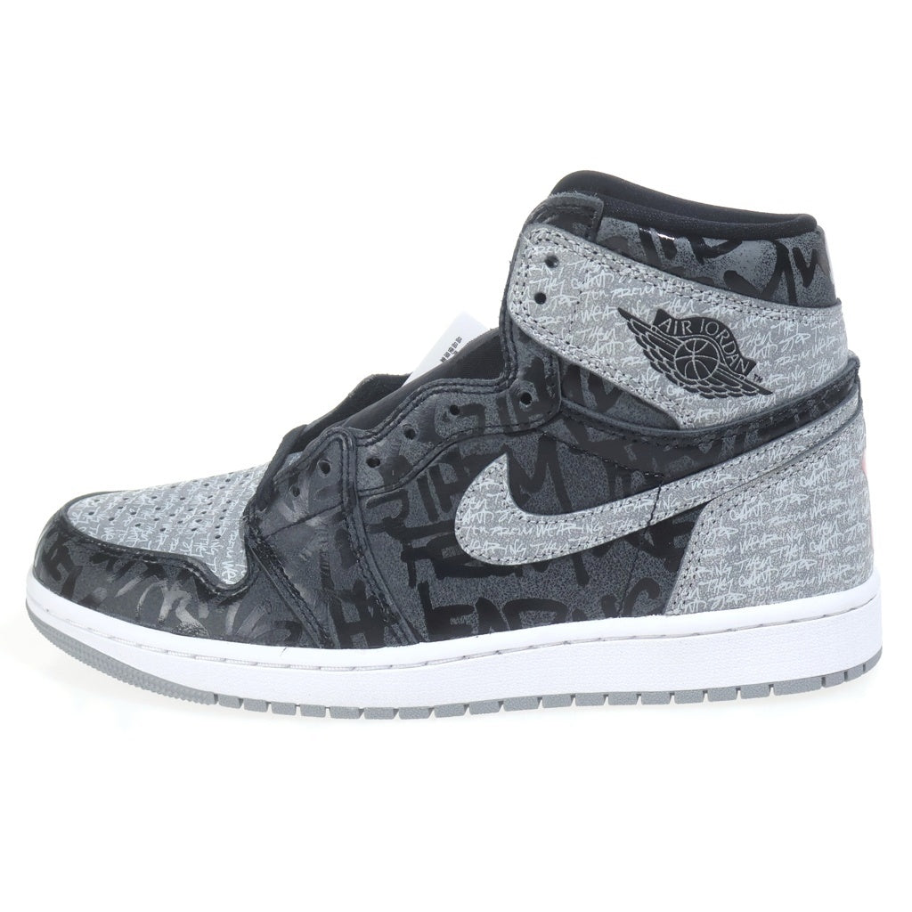 NIKE(ナイキ) AIR JORDAN 1 HIGH OG REBELLIONAIRE エアジョーダン1 ハイ OG リベリオネア ハイカットスニーカー ブラック US9/27cm 555088-036