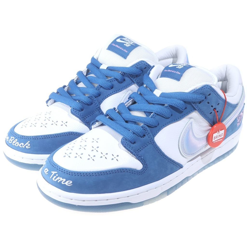NIKE SB(ナイキエスビー) ×Born x Raised DUNK LOW PRO QS ONE BLOCK AT A TIME FN7819-400 ボーンレイズド ダンク プロ ワン ブロック アット ア タイム ローカットスニーカー