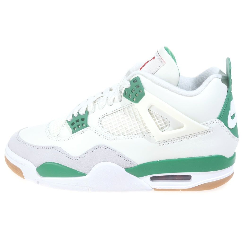 NIKE SB(ナイキエスビー) AIR JORDAN 4 RETRO SP PINE GREEN エアジョーダン4 レトロ SP パイングリーン ハイカットスニーカー ホワイト/グリーン US9/27cm DR5415-103