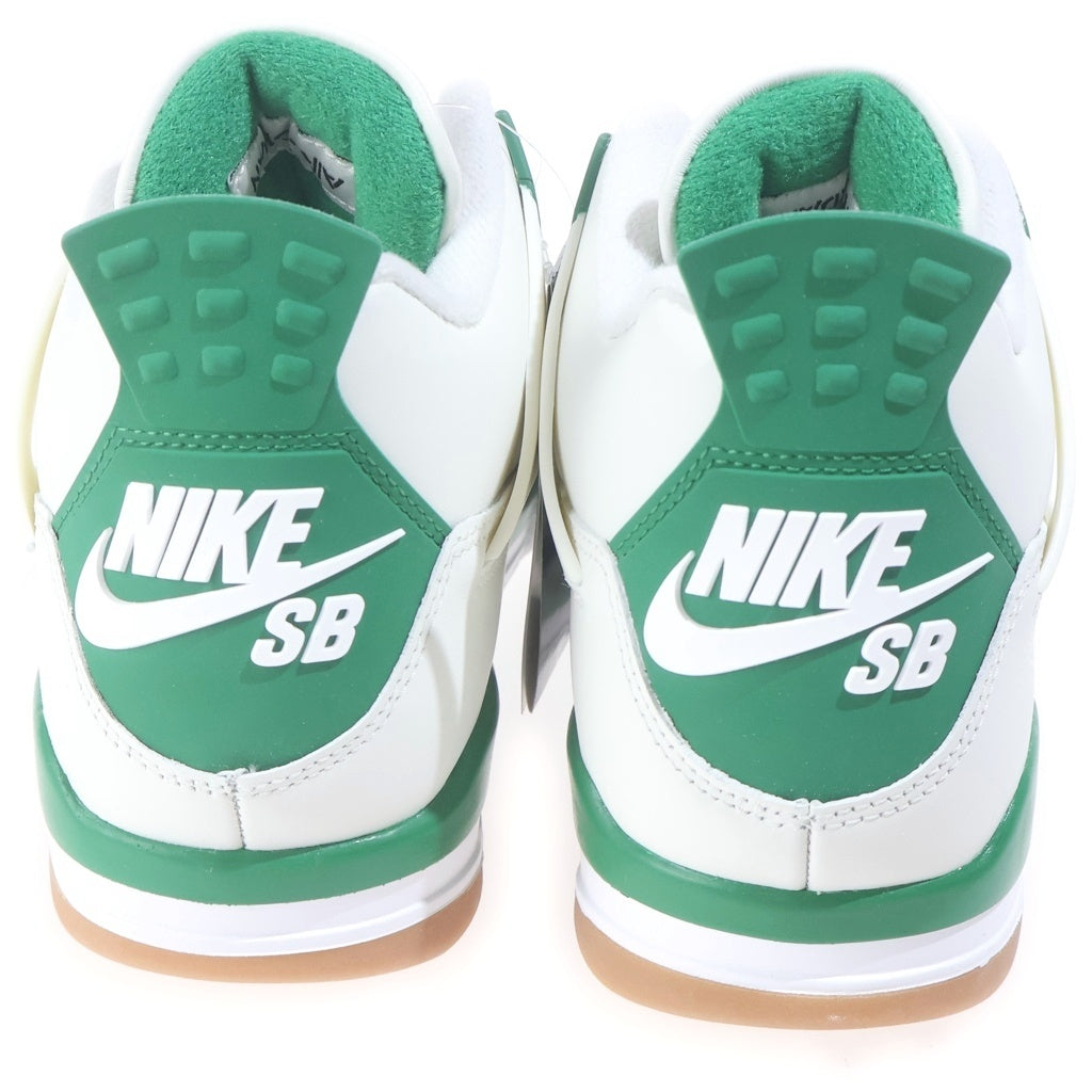 NIKE SB(ナイキエスビー) AIR JORDAN 4 RETRO SP PINE GREEN エアジョーダン4 レトロ SP パイングリーン ハイカットスニーカー ホワイト/グリーン US9/27cm DR5415-103