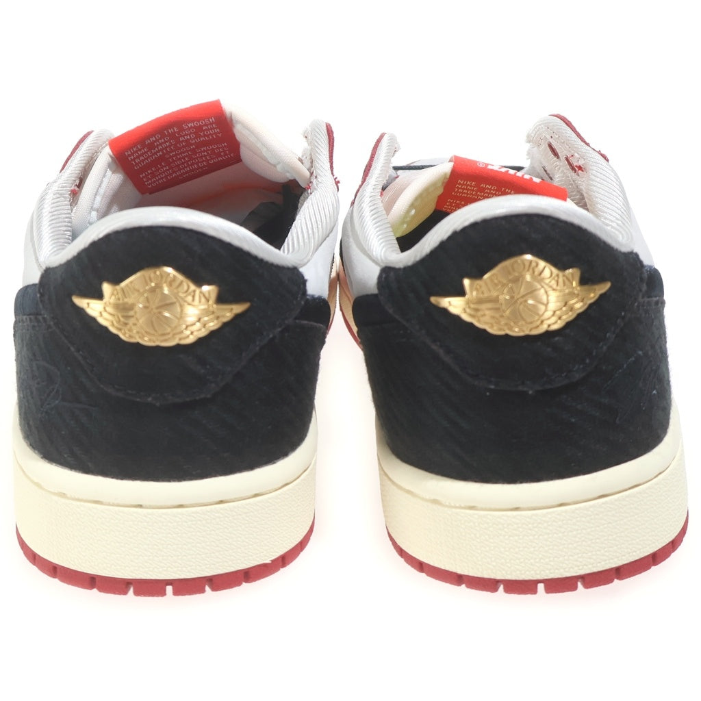 NIKE(ナイキ) ×Trophy Room AIR JORDAN1 LOW OG SAIL AND VARSITY RED FN0432-100 トロフィールーム エアジョーダン1 セイル アンド ローカットスニーカー FN0432-100