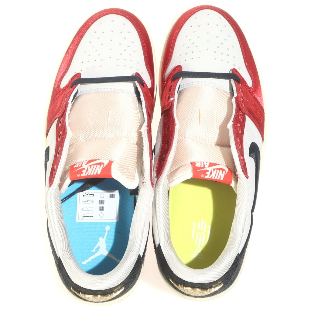 NIKE(ナイキ) ×Trophy Room AIR JORDAN1 LOW OG SAIL AND VARSITY RED FN0432-100 トロフィールーム エアジョーダン1 セイル アンド ローカットスニーカー FN0432-100