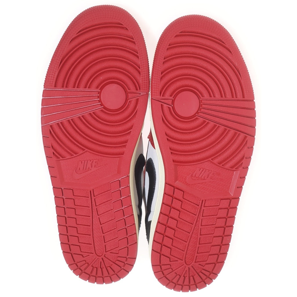 NIKE(ナイキ) ×Trophy Room AIR JORDAN1 LOW OG SAIL AND VARSITY RED FN0432-100 トロフィールーム エアジョーダン1 セイル アンド ローカットスニーカー FN0432-100