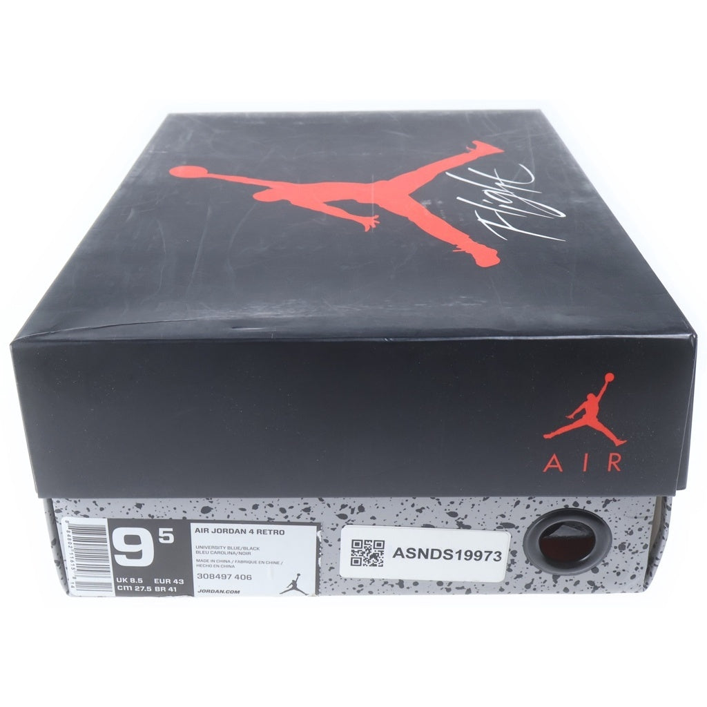 NIKE(ナイキ) ×Travis Scott AIR JORDAN 4 RETRO CACTUS JACK 308497-406 エアジョーダン4 レトロ カクタスジャック ハイカットスニーカー ブルー