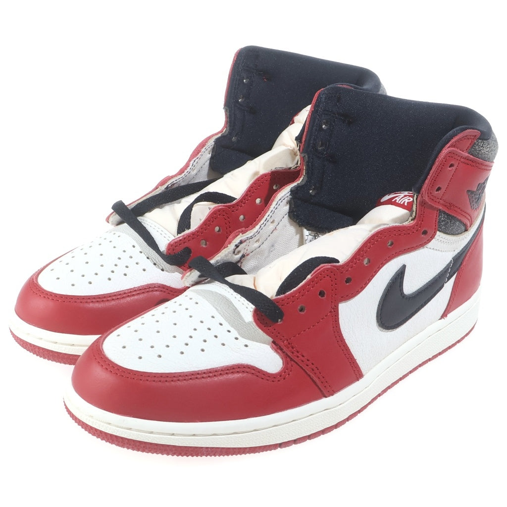 NIKE(ナイキ) AIR JORDAN 1 HIGH OG LOST & FOUND CHICAGO DZ5485-612 エアジョーダン1 ハイ OG ロスト&ファウンド シカゴ ハイカットスニーカー レッド/ホワイト US9/27cm DZ5485-612