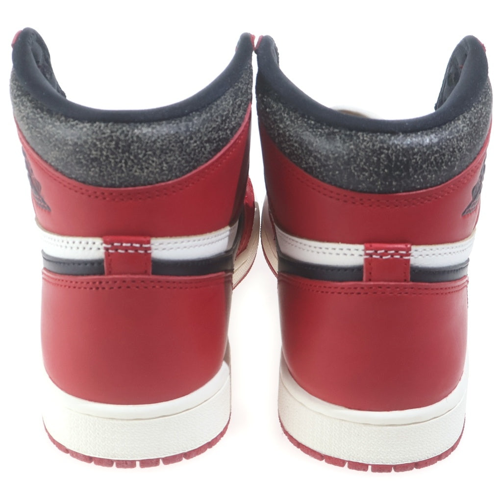 NIKE(ナイキ) AIR JORDAN 1 HIGH OG LOST & FOUND CHICAGO DZ5485-612 エアジョーダン1 ハイ OG ロスト&ファウンド シカゴ ハイカットスニーカー レッド/ホワイト US9/27cm DZ5485-612