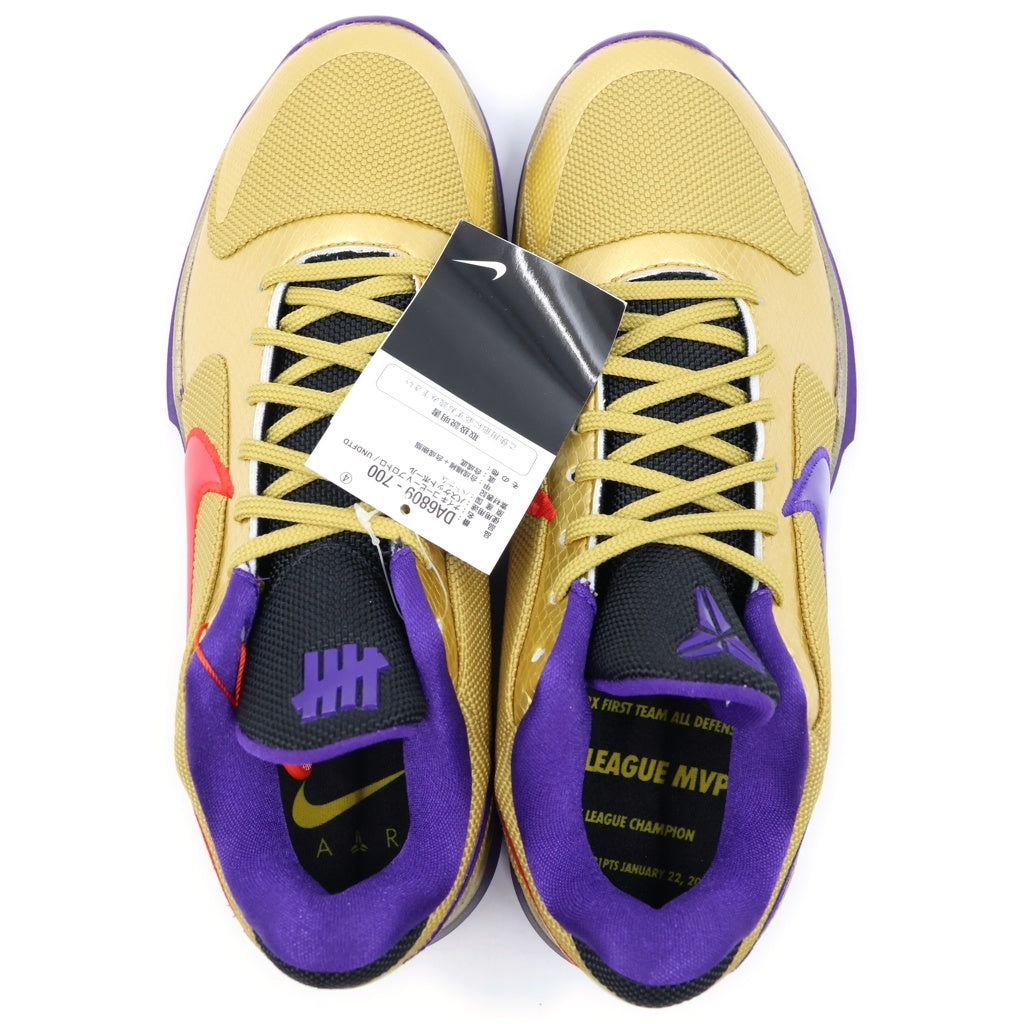 NIKE(ナイキ) ×UNDEFEATED KOBE 5 PROTRO HALL OF FAME アンディフィーテッド コービー5 プロトロ ホール オブ フェイム ローカットスニーカー US8.5/26.5cm DA6809-700