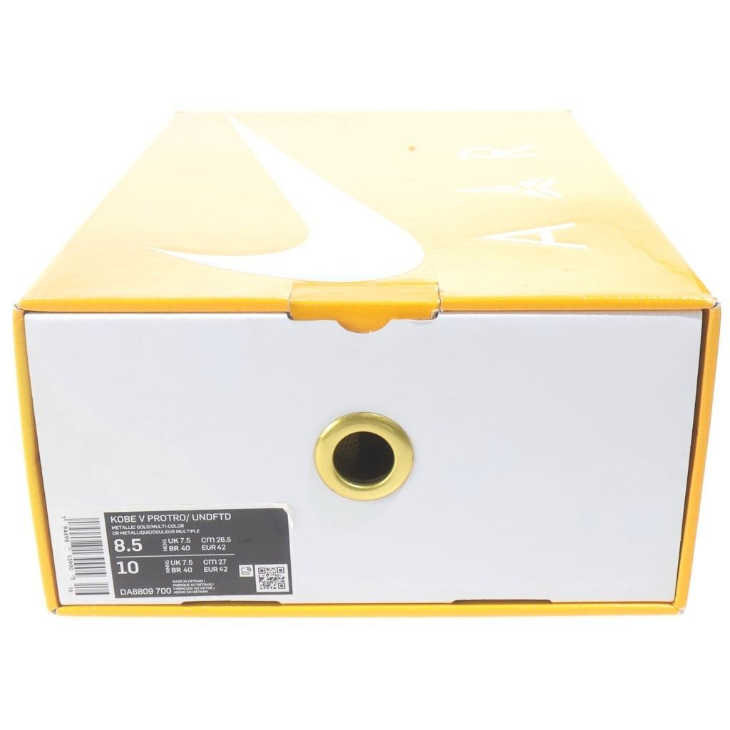 NIKE(ナイキ) ×UNDEFEATED KOBE 5 PROTRO HALL OF FAME アンディフィーテッド コービー5 プロトロ ホール オブ フェイム ローカットスニーカー US8.5/26.5cm DA6809-700