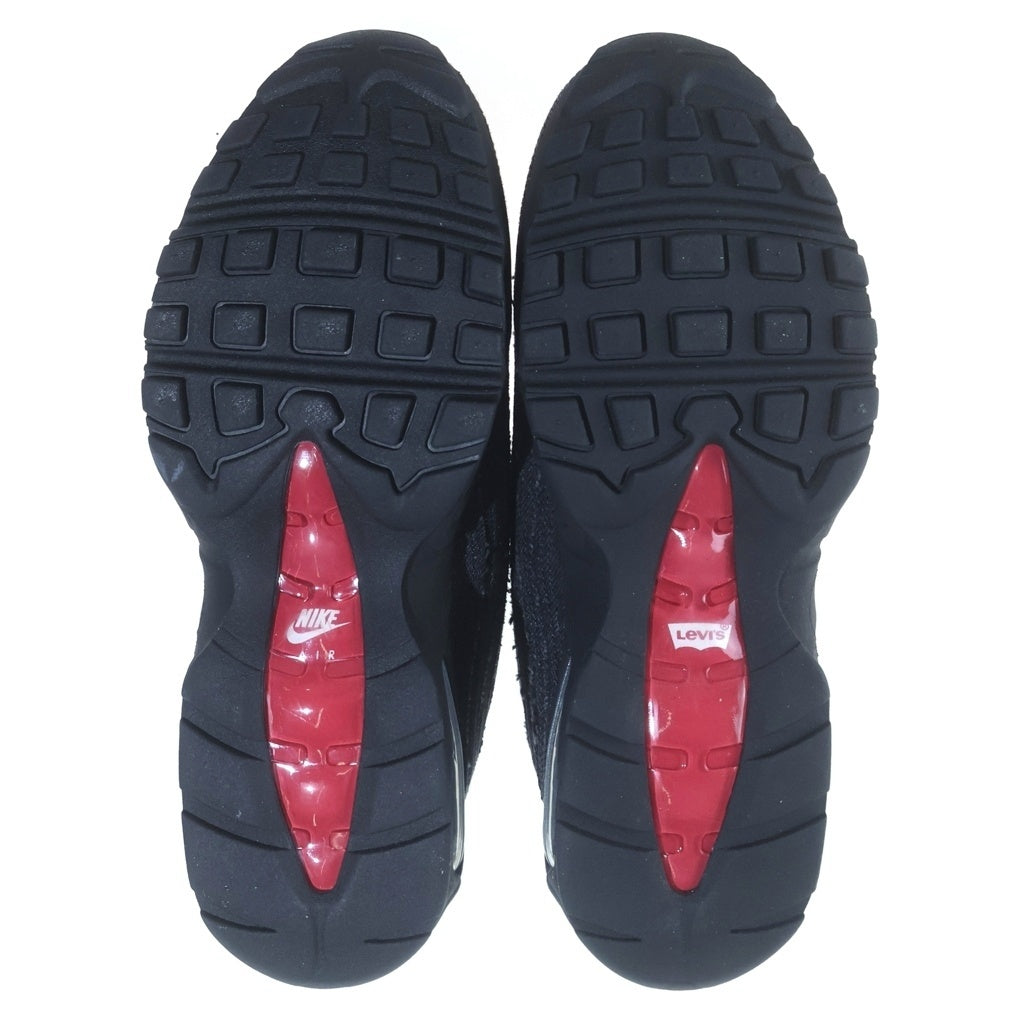 NIKE(ナイキ) ×Levi's AIR MAX 95 OG DENIM BLACK HM4743-001 リーバイス エアマックス95 デニムブラック ローカットスニーカー ブラック US9/27cm