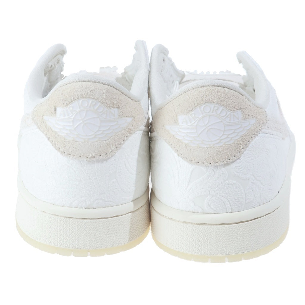 NIKE(ナイキ) ×Chris Paul AIR JORDAN 1 LOW OG LIGHT CREAM AND SAIL FZ0455-200 クリス・ポール エアジョーダン1 ロー ライトクリーム アンド セイル ローカットスニーカー US9/27cm