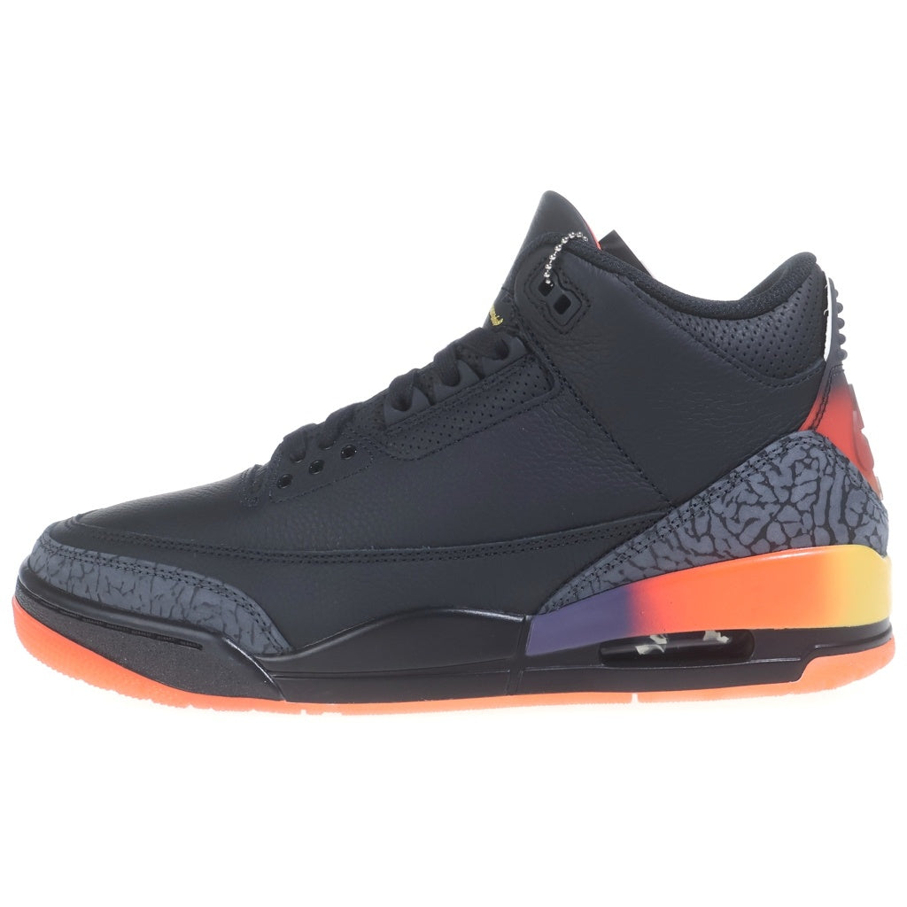NIKE(ナイキ) ×J Balvin AIR JORDAN 3 RETRO SP RIO FN0344-001 J・バルヴィン エアジョーダン3 レトロ リオ ハイカットスニーカー ブラック US9.5/27.5cm