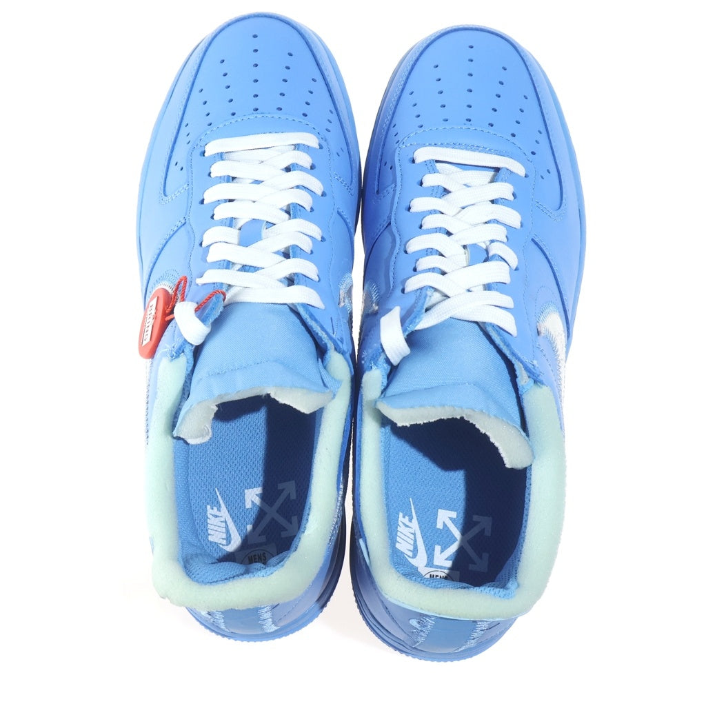 NIKE(ナイキ) ×OFF-WHITE AIR FORCE 1 LOW MCA UNIVERSITY BLUE CI1173-400 オフホワイト エアフォース1 ロー MCAユニバーシティブルー ローカットスニーカー