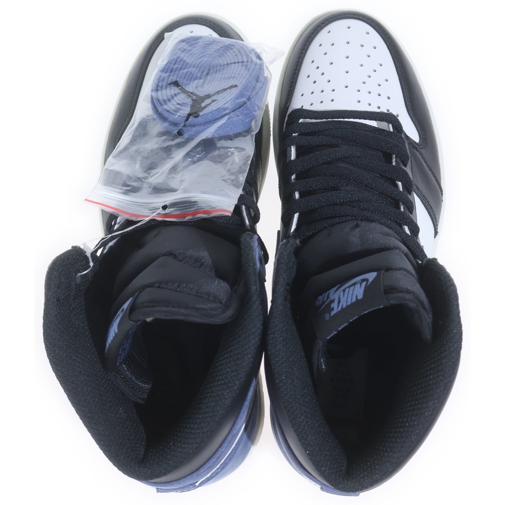 NIKE(ナイキ) AIR JORDAN 1 RETRO HIGH OG BLUE MOON 555088-115 エアジョーダンワン ブルームー ハイカットスニーカー ブラック/ホワイト/ブルー US9/27cm 555088-115