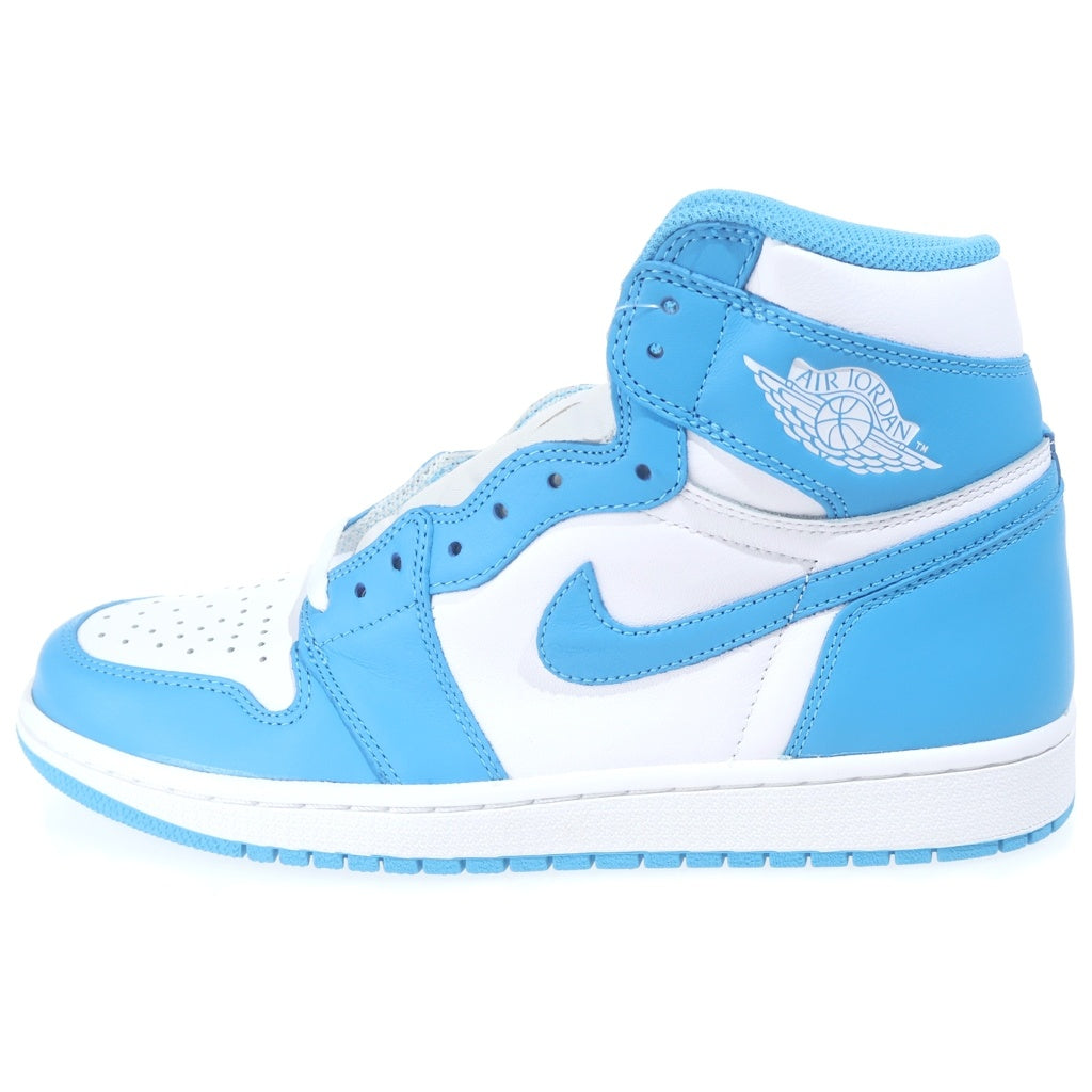 NIKE(ナイキ) AIR JORDAN 1 RETRO HIGH UNC エアジョーダン1 レトロ ハイ UNC ハイカットスニーカー ブルー/ホワイト US9/27cm 555088-117