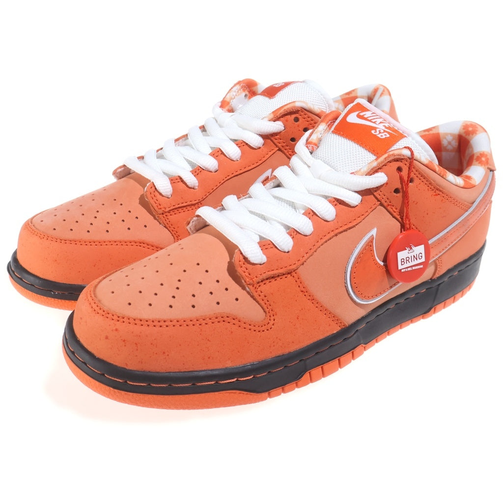 NIKE SB(ナイキエスビー) ×CONCEPTS DUNK LOW ORANGE LOBSTER SPECIAL BOX (BE@RBRICK 400%&100%) コンセプツ ダンク スペシャルボックス ローカットスニーカー US9.5/27.5cm FD8776-800