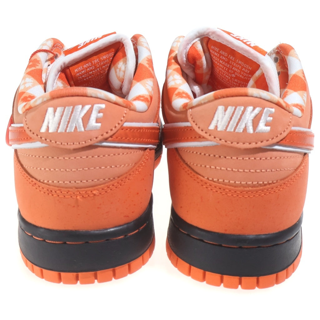 NIKE SB(ナイキエスビー) ×CONCEPTS DUNK LOW ORANGE LOBSTER SPECIAL BOX (BE@RBRICK 400%&100%) コンセプツ ダンク スペシャルボックス ローカットスニーカー US9.5/27.5cm FD8776-800