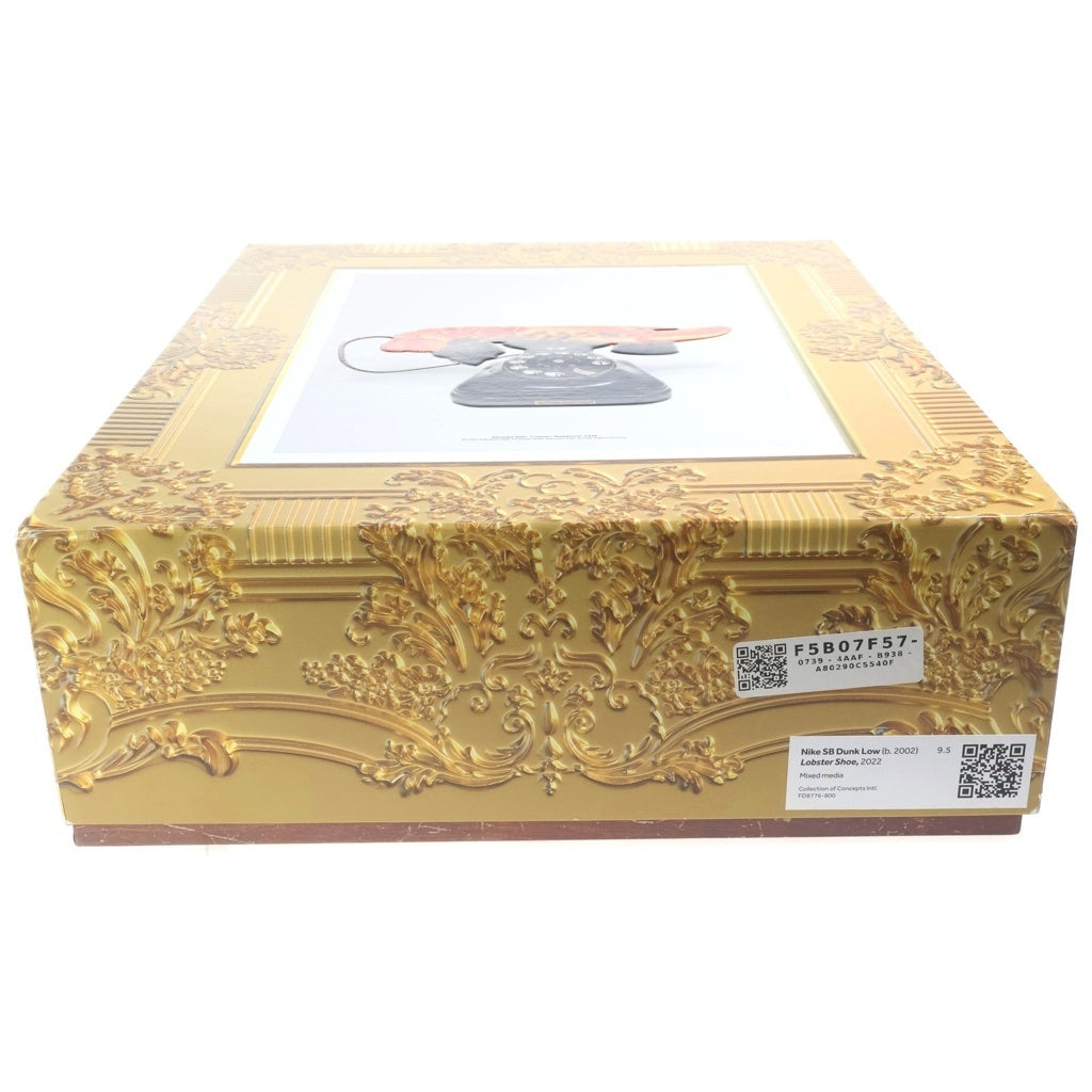 NIKE SB(ナイキエスビー) ×CONCEPTS DUNK LOW ORANGE LOBSTER SPECIAL BOX (BE@RBRICK 400%&100%) コンセプツ ダンク スペシャルボックス ローカットスニーカー US9.5/27.5cm FD8776-800