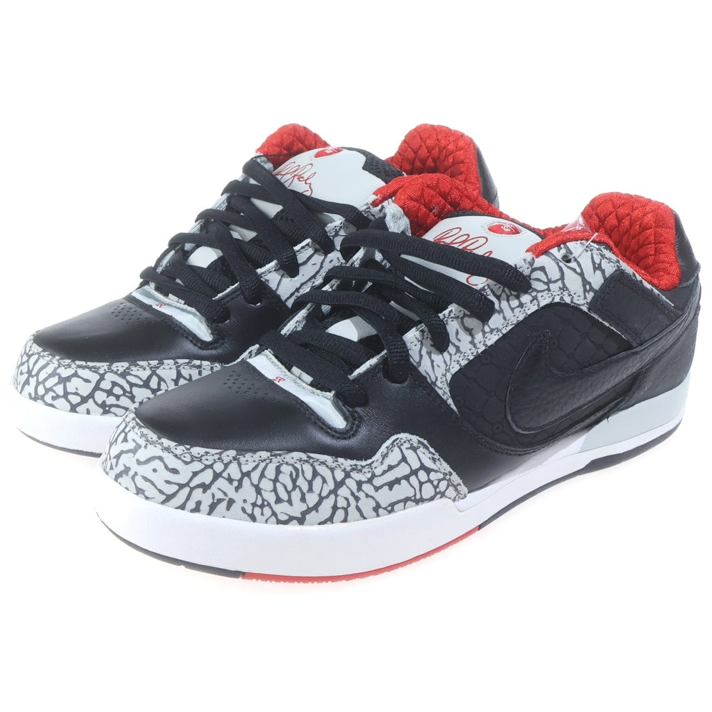 NIKE SB(ナイキエスビー) 【観賞用 2007年製】×PAUL RODRIGUEZ SB ZOOM AIR BLACK/GREY/VARSITY RED ポールロドリゲス SBズーム ローカットスニーカー ブラック US9/27cm 315459-001