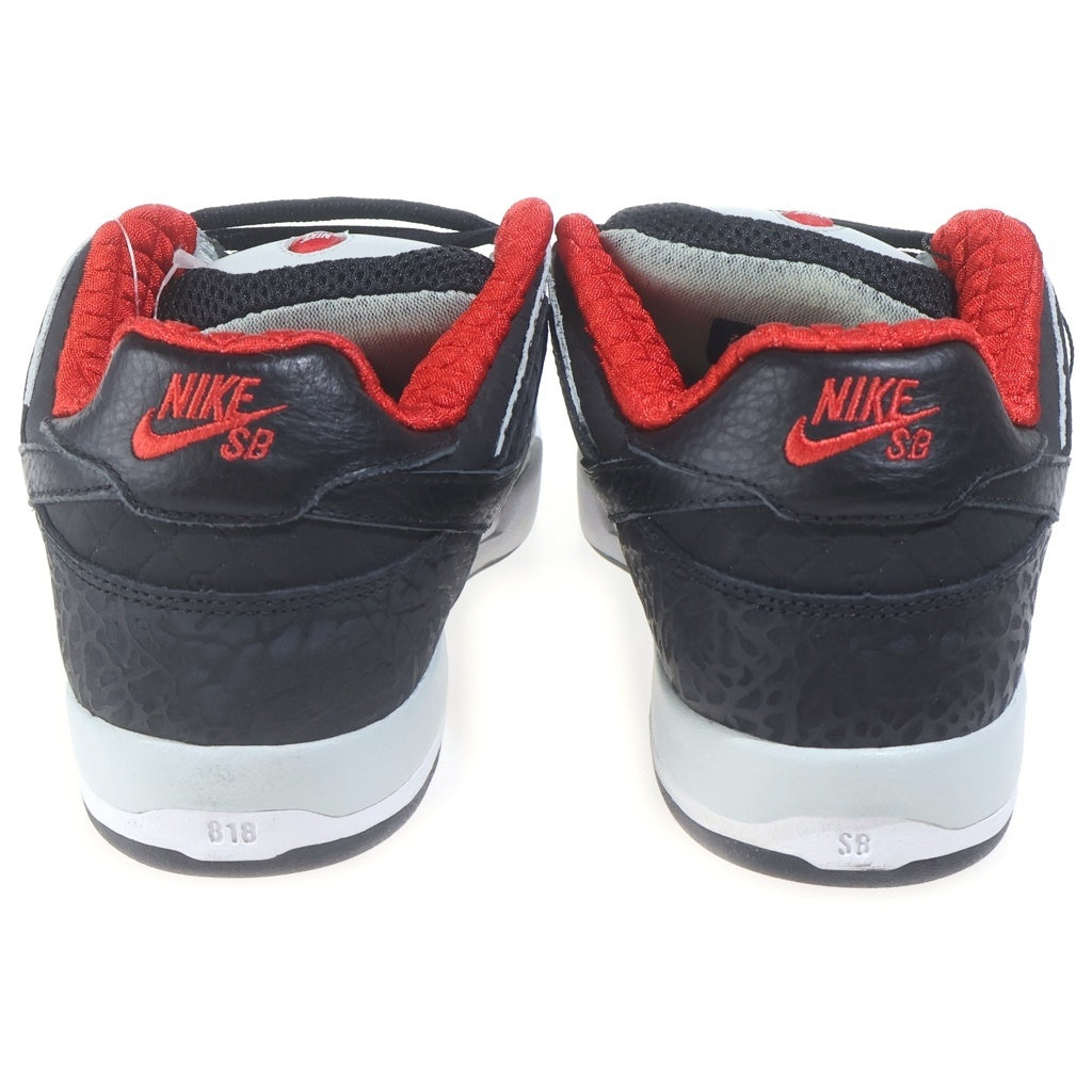 NIKE SB(ナイキエスビー) 【観賞用 2007年製】×PAUL RODRIGUEZ SB ZOOM AIR BLACK/GREY/VARSITY RED ポールロドリゲス SBズーム ローカットスニーカー ブラック US9/27cm 315459-001