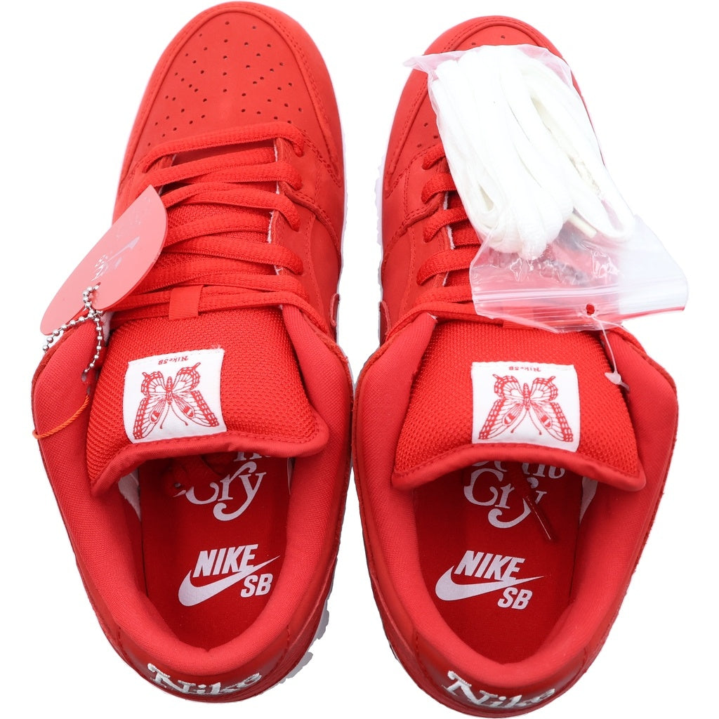 NIKE SB(ナイキエスビー) ×GIRLS DON'T CRY DUNK LOW PRO QS RED VERDY BQ6832-600 ガールズドントクライ ダンク ローカットスニーカー レッド US9/27cm