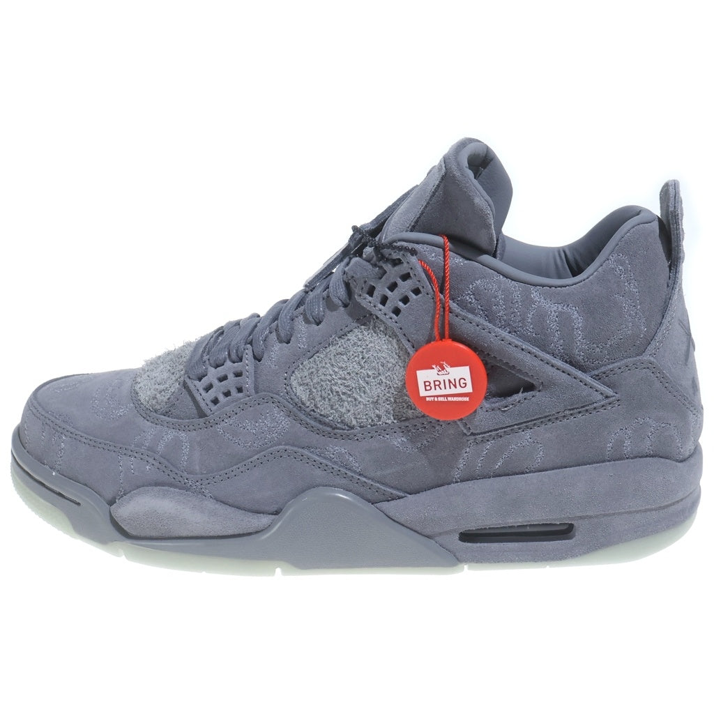 NIKE(ナイキ) ×KAWS AIR JORDAN 4 RETRO GREY 930155-003 カウズ エアジョーダン4 レトロ グレー US9.5/27.5cm