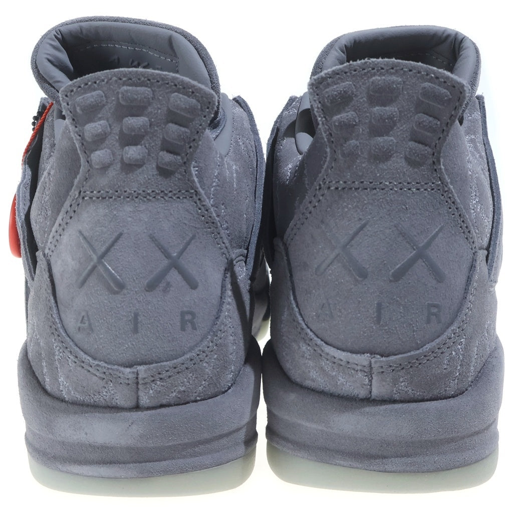 NIKE(ナイキ) ×KAWS AIR JORDAN 4 RETRO GREY 930155-003 カウズ エアジョーダン4 レトロ グレー US9.5/27.5cm