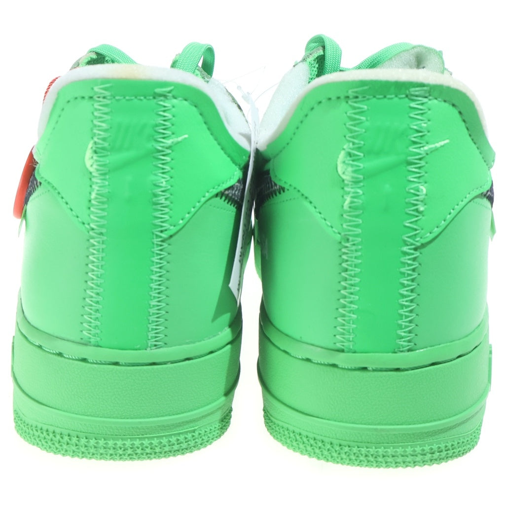NIKE(ナイキ) ×OFF-WHITE AIR FORCE 1 LOW BROOKLYN/LIGHT GREEN SPARK DX1419-300 オフホワイト エアフォース1 ローカットスニーカー グリーン US9.5/27.5cm