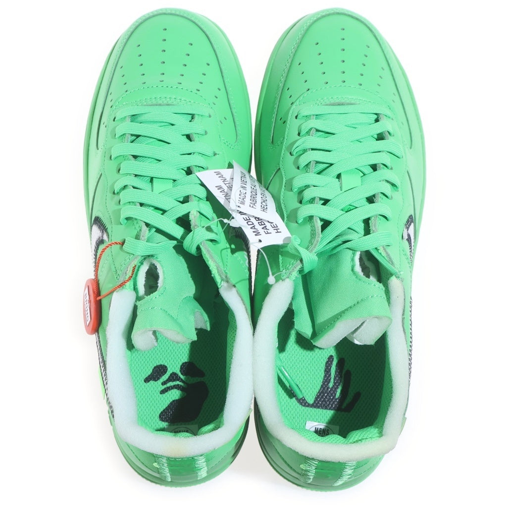 NIKE(ナイキ) ×OFF-WHITE AIR FORCE 1 LOW BROOKLYN/LIGHT GREEN SPARK DX1419-300 オフホワイト エアフォース1 ローカットスニーカー グリーン US9.5/27.5cm