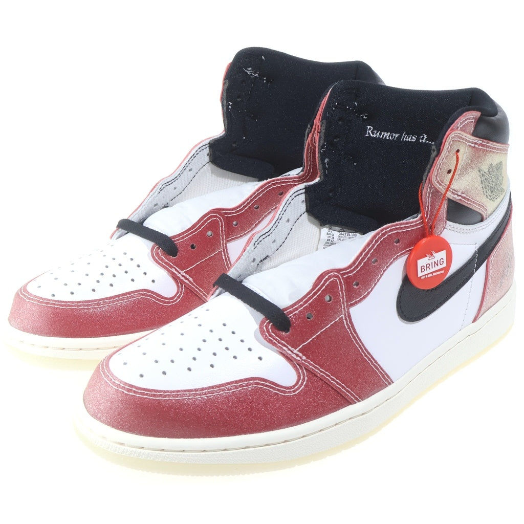 NIKE(ナイキ) ×Trophy Room AIR JORDAN1 RETRO HIGH OG CHICAGO DA2728-100 トロフィールーム エアジョーダン1 レトロ シカゴ ハイカットスニーカー