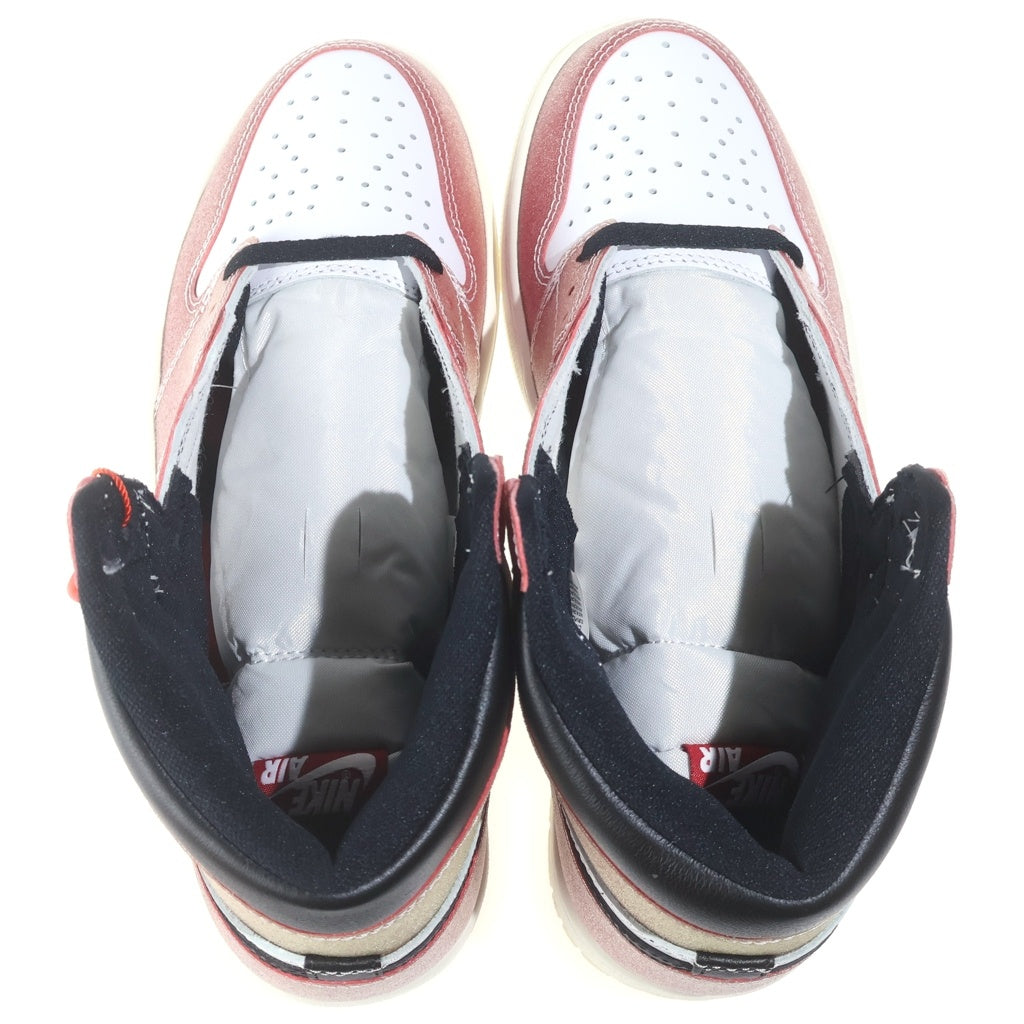 NIKE(ナイキ) ×Trophy Room AIR JORDAN1 RETRO HIGH OG CHICAGO DA2728-100 トロフィールーム エアジョーダン1 レトロ シカゴ ハイカットスニーカー