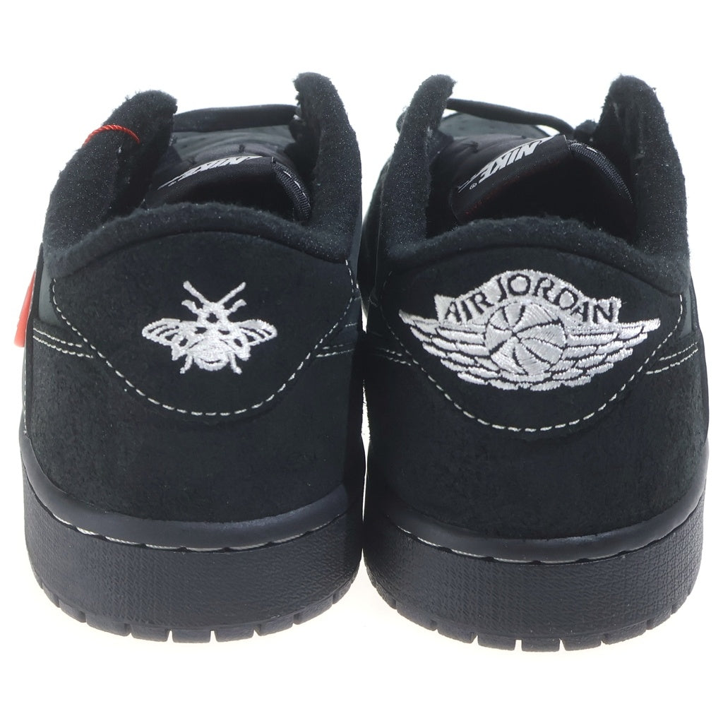 NIKE(ナイキ) ×Travis Scott AIR JORDAN1 LOW OG SP BLACK PHANTOM DM7866-001 トラヴィススコット エアジョーダン1 ブラック ファントム ローカットスニーカー