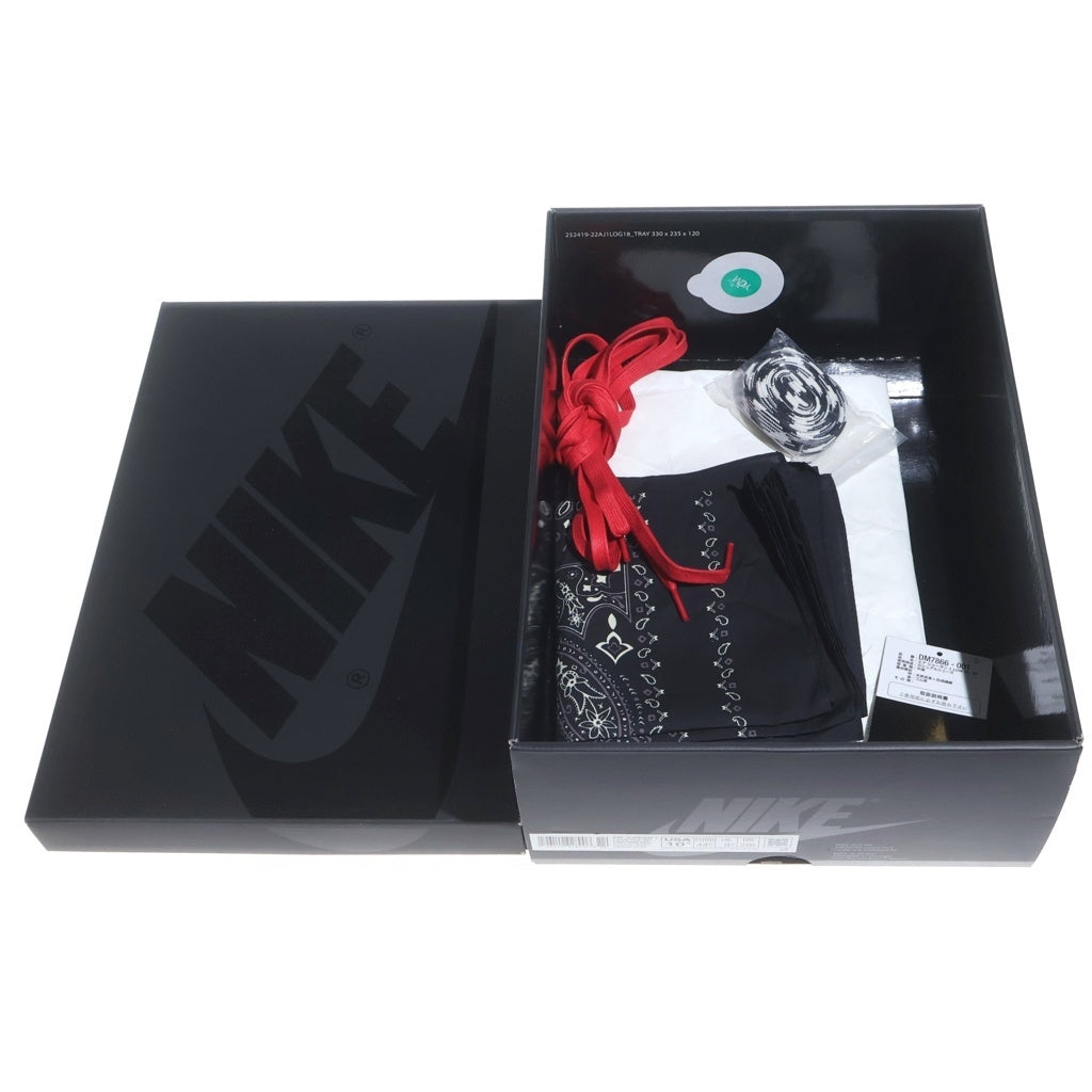 NIKE(ナイキ) ×Travis Scott AIR JORDAN1 LOW OG SP BLACK PHANTOM DM7866-001 トラヴィススコット エアジョーダン1 ブラック ファントム ローカットスニーカー