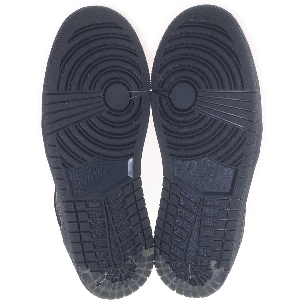 NIKE(ナイキ) ×Travis Scott AIR JORDAN1 LOW OG SP BLACK PHANTOM トラヴィススコット エアジョーダン1 ファントム ローカットスニーカー ブラック US9.5/27.5cm DM7866-001