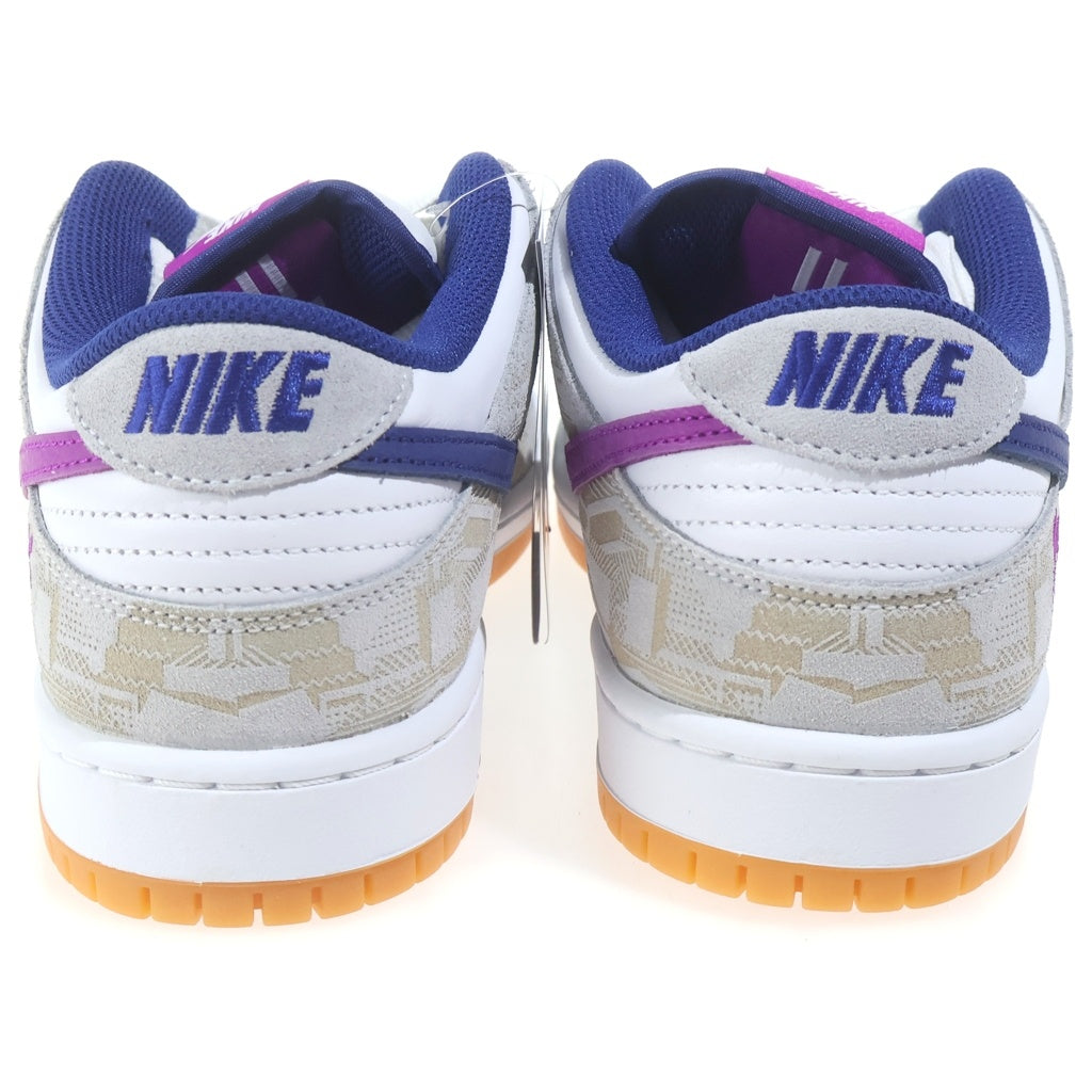 NIKE SB(ナイキエスビー) ×RAYSSA LEAL DUNK LOW PRM PURE PLATINUM AND VIVID PURPLE ライッサ レアウ ダンク ローカットスニーカー ホワイト US9/27cm FZ5251-001